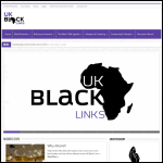Screen shot of the Black Businesses Online Ltd website.