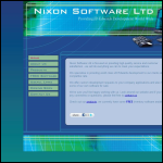 Screen shot of the Nixon Software Ltd website.