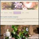 Screen shot of the The Country Garden Flower Company Ltd website.