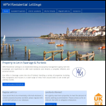 Screen shot of the Wpm Lettings (Purbeck) Ltd website.