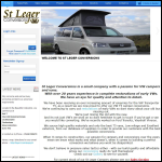 Screen shot of the St Leger Conversions Ltd website.