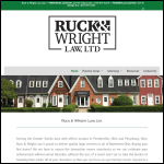 Screen shot of the Wright Law Ltd website.