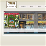Screen shot of the Tosi Ltd website.