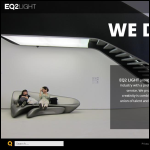 Screen shot of the Eql2 Light Ltd website.