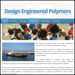 Screen shot of the De Polymers Ltd website.