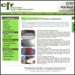 Screen shot of the Cfr Roofing Ltd website.