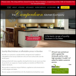 Screen shot of the Pronto Kitchens Ltd website.
