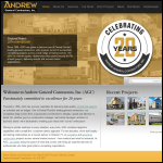 Screen shot of the Andrew Cronin Ltd website.