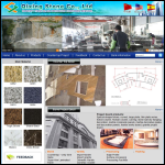 Screen shot of the Qixing International Co. Ltd website.