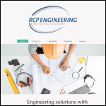 Screen shot of the RCP Engineering Ltd website.