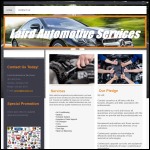 Screen shot of the I Laird Services Ltd website.