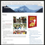 Screen shot of the Everest Training Ltd website.