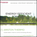 Screen shot of the The Ariston Project Ltd website.