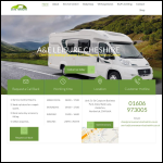 Screen shot of the A & E Leisure; Caravan & Motorhome Service & Repair Specialists Ltd website.