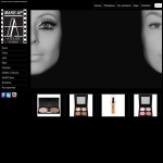 Screen shot of the Make-up Atelier Ltd website.