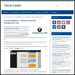 Screen shot of the Techyard Ltd website.