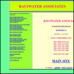 Screen shot of the Bayswater Associates Ltd website.