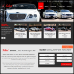 Screen shot of the Select 1 Cars Ltd website.