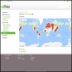 Screen shot of the All the Biz Ltd website.