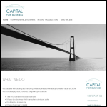 Screen shot of the Capital Business Team Ltd website.