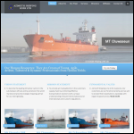Screen shot of the African Shipping Line Ltd website.