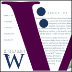Screen shot of the Williams Design Consultancy Ltd website.