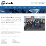 Screen shot of the Nortech Engineering & Automation Ltd website.