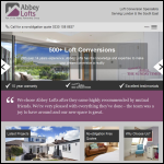 Screen shot of the Abbey Lofts - Loft Conversion Specialists website.