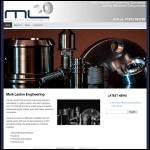 Screen shot of the Mark Laxton Engineering Ltd website.