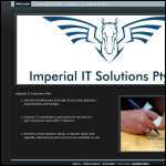 Screen shot of the Imperia Solutions Ltd website.