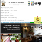Screen shot of the The Plume of Feathers Ltd website.
