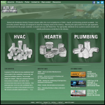 Screen shot of the Vent Fab Ltd website.