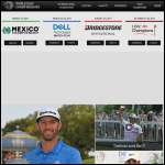 Screen shot of the World Golf Day website.