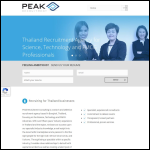 Screen shot of the Peak Payroll Ltd website.