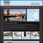 Screen shot of the Rss Estate Ltd website.