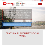 Screen shot of the C J Fire & Security Systems Ltd website.