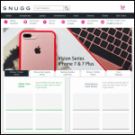 Screen shot of the Snugg Ltd website.