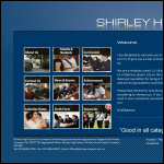Screen shot of the Shirley High School website.