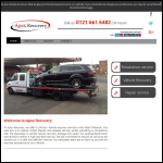 Screen shot of the Apex Recovery Ltd website.