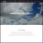 Screen shot of the New Life Christian Centre (Brent) website.