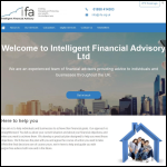 Screen shot of the Intelligent Advisory Services Ltd website.