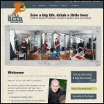 Screen shot of the The Little Beer Corporation Ltd website.