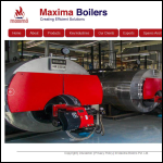 Screen shot of the All About Boilers Ltd website.