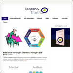 Screen shot of the Business Think Ltd website.