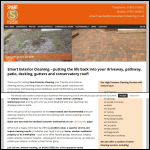 Screen shot of the Smart Exterior Cleaning & Maintenance Ltd website.