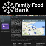 Screen shot of the Ashford Foodbank website.