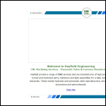 Screen shot of the Hayfield Engineering Ltd website.