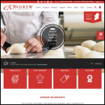 Screen shot of the Andrew Ingredients Ltd website.
