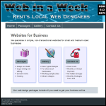 Screen shot of the Webinaweek Ltd website.
