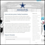 Screen shot of the Holy Family Foundation for Georgia website.